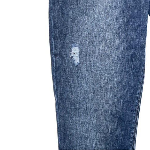 SPANX Distressed Denim Leggings Medium Wash NWT - Picture 5 of 13